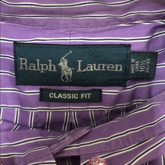Ralph Lauren Mens Classic  Fit 16.5” Button Shirt - Picture 5 of 8